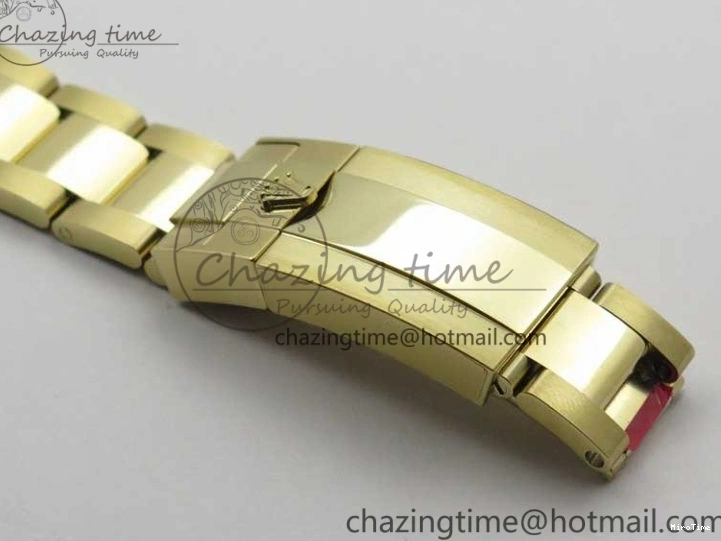 MiroTime 0202 TravelReady GMT Master II 116718 LN Black Ceramic 316L Steel GMF 1:1 Best Edition Green Dial on YG Bracelet A 2960